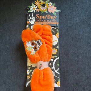 NEW ~ Spa Day Headband ~ Skull and Flowers